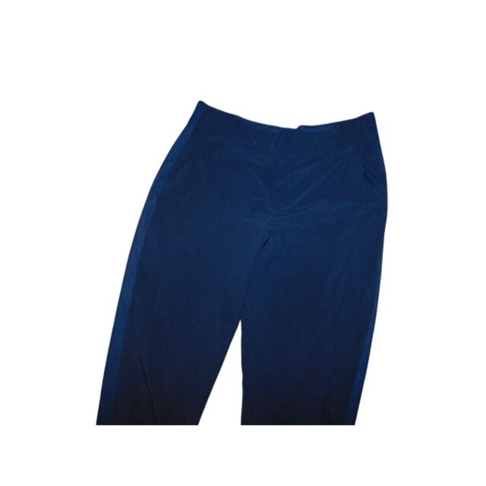 Athleta Size 14  Brooklyn Ankle Pant Navy Blue Sporty Athletic - Picture 2 of 3